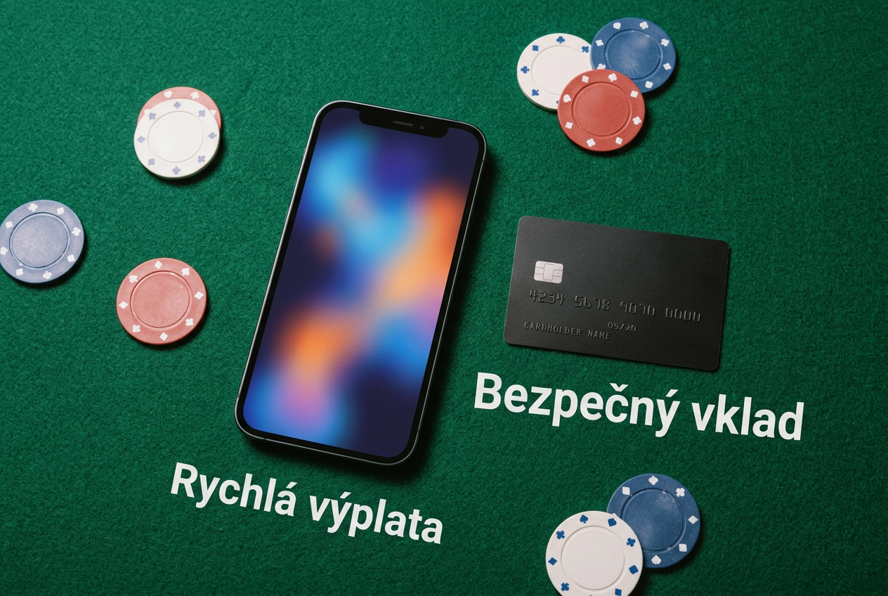 Infografika zobrazující neoznačenou platební kartu a chytrý telefon na zeleném plátně